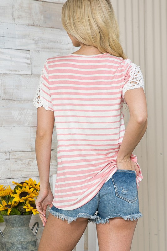 Clunny Patch Sleeve Top