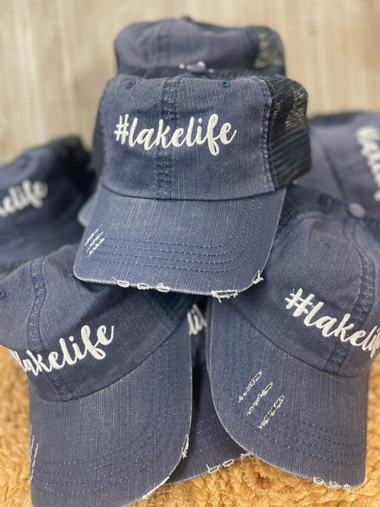 Lakelife Embroidered Trucker Hat