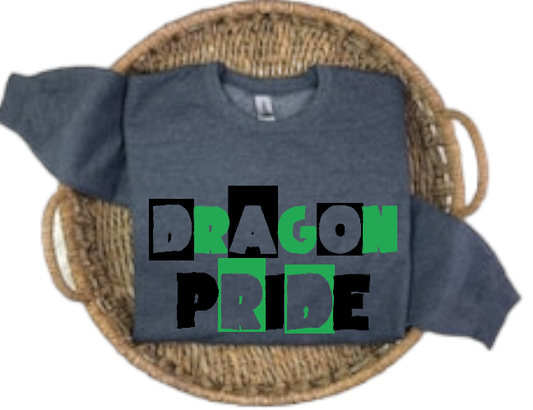 Dragon Pride Black & Green Tee